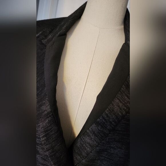 BCBGeneration Dark Grey/Black Boyfriend Blazer - Size Small - Picture 9 of 11